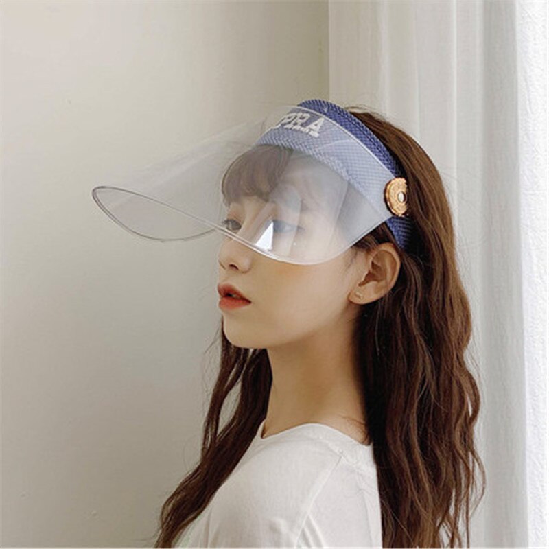 Cooking Cleaning Protective Face Shield Clear Visor Flip Up Transparent Mask Anti Elastic Band Full Face Cover: G280370A