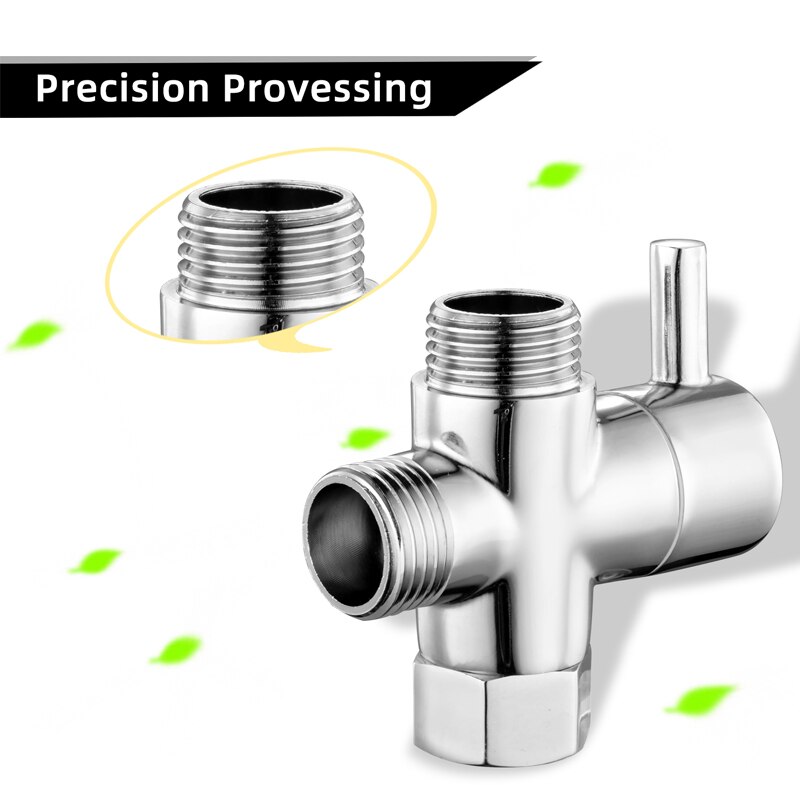 G1/2 Interface Douche Arm Omstelkraan Handdouche Hoofd En Vaste Sproeikop Chrome Moer Type Douche diverter Voor Douche