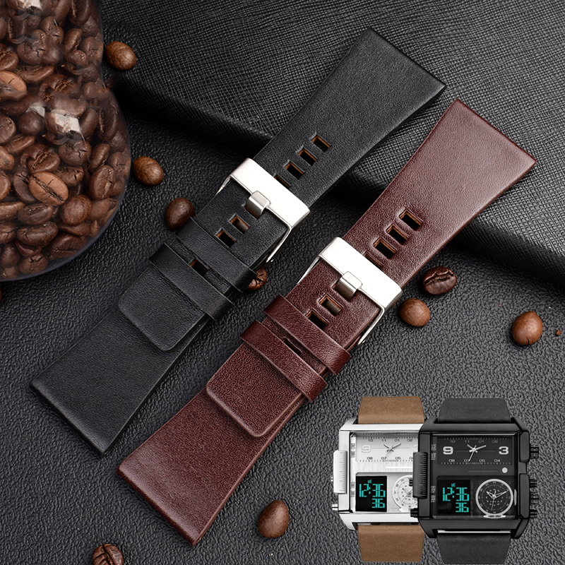 Echtes Lederarmband für Diesel DZ7406 DZ7408 DZ4280 DZ4343 Uhrenarmband 22 mm 24 mm 26 mm 28 mm 30 mm 32 mm 34 mm Herrenarmband