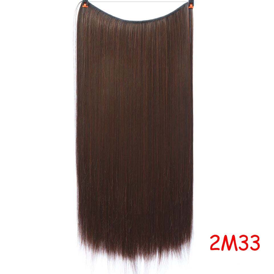 Extensiones de pelo Natural liso WERD, extensiones de pelo Artificial de fibra química de alta temperatura, pelo grande ondulado: #144