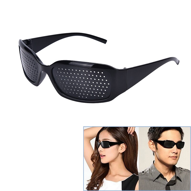 Gafas correctoras usables para el cuidado de la visión, mejorador estenopeico con agujero, protección ocular antifatiga