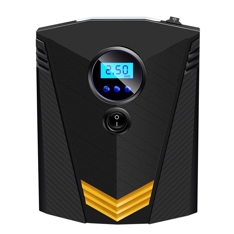 Air Compressor Tire Inflator-Autoband Pomp Met Digitale Manometer (150 Psi 12V Dc) bright Emergency Zaklamp: Digital Style