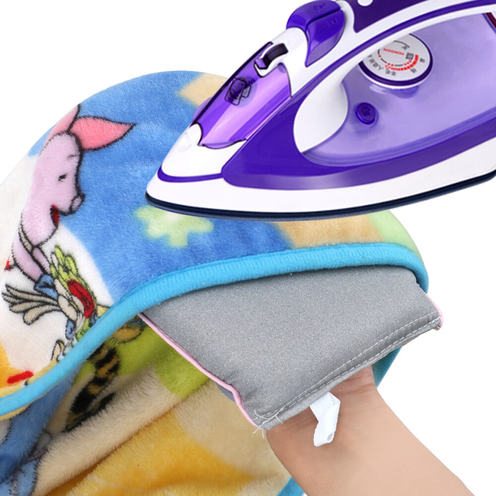 HILIFE – Mini planche à repasser à manches, à main, pressage, gant résistant à la chaleur pour vêtements, cuiseur vapeur, support de Table en fer