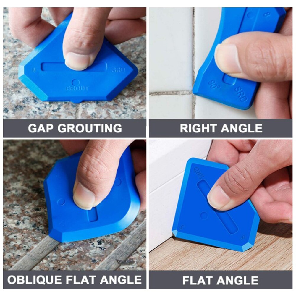 13 in 1 Caulk Nozzle Scraper Set Sealant Angle Scraper Silicone Grout Caulking Finishing Tools #38
