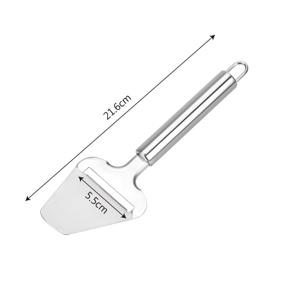 Hoomin 1pc kjøkken dingser kake smør fly slicer kjøkken verktøy oste slicer rustfritt stål ostehøvel kutter