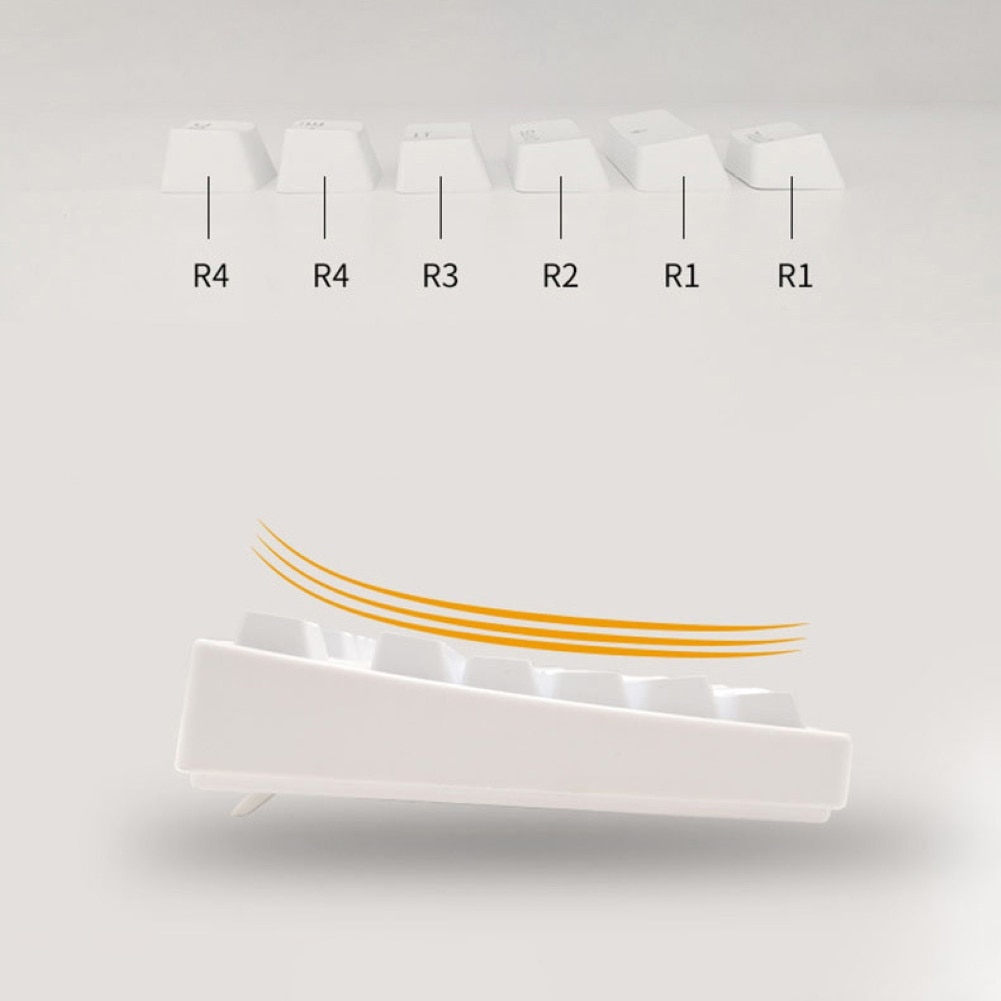 Mechanical Keyboard 104 Doubleshot ABS Spacebar Keycaps Blank Keycaps For Cherry MX Mechanical Keyboard Key Cap Switches keycap