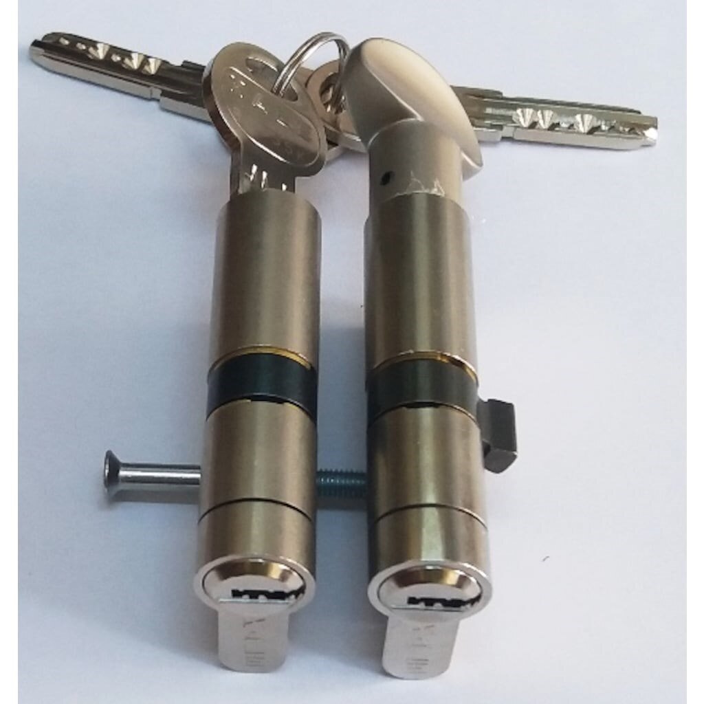 Castle 264 Trapped Lock System Profile Cylinder Common Key Twin Set