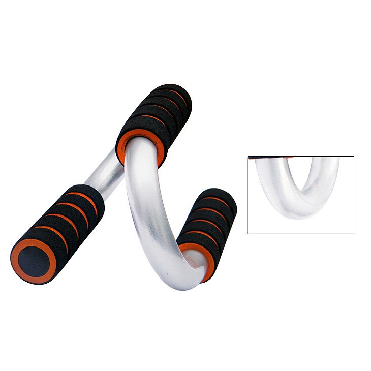 Sports Push Up Bar S Shaped Push-Up Rack Comprehensive Fitness Exercise Stainless Steel Pushups Arm Muscle Training