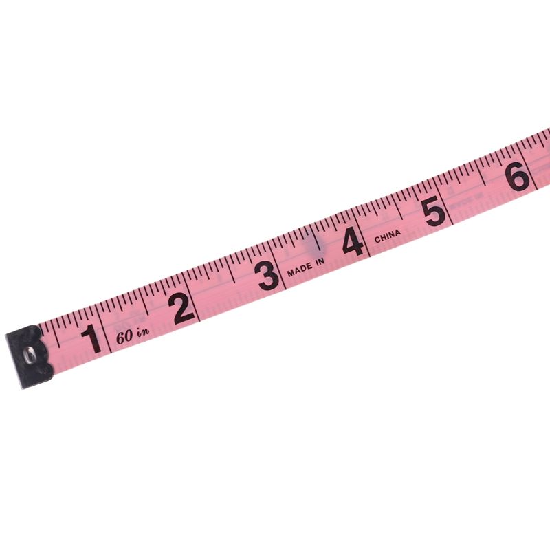 150cm 60 "vinyl målebånd skræddersy værktøj cm / tomme tøj måling måling lineal bryst hofter talje størrelse standard tape