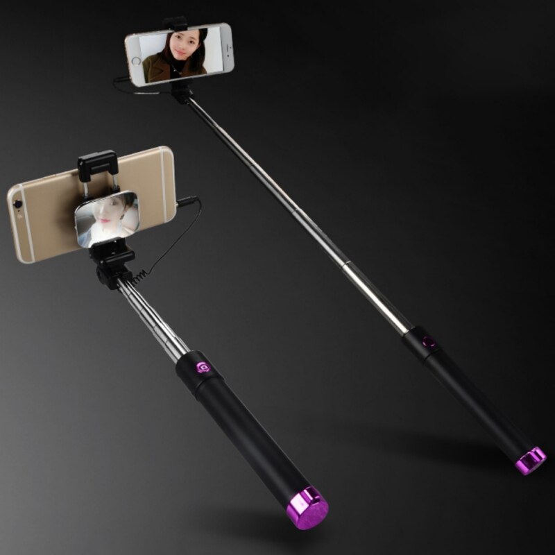 Selfie Stick Extendable Handheld Self-portrait Holder Monopod Stick For Cell Phone Extendable Folding