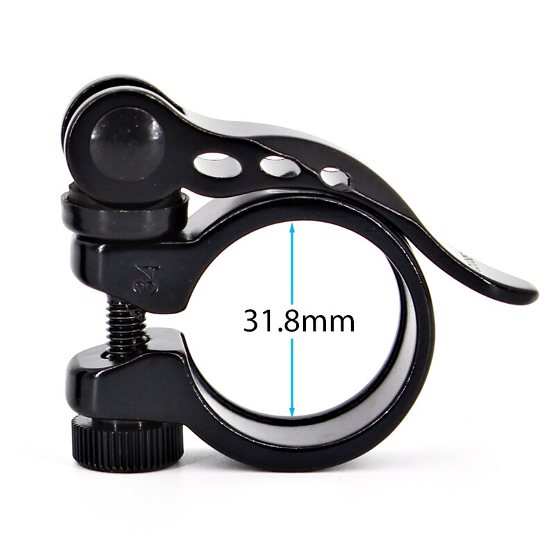 Fiets snelspanner zadelpenklem 28.6/31.8/34.9mm mtb racefiets buisklem fiets zadelbuisklem fietsonderdelen fietsonderdelen: 31.8mm zadelklem