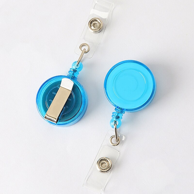 Retractable Badge Reel for Company Factory Workers Staff Work ID Card Holder Hospital Nurse Doctor Badge Holder Certificate Clip