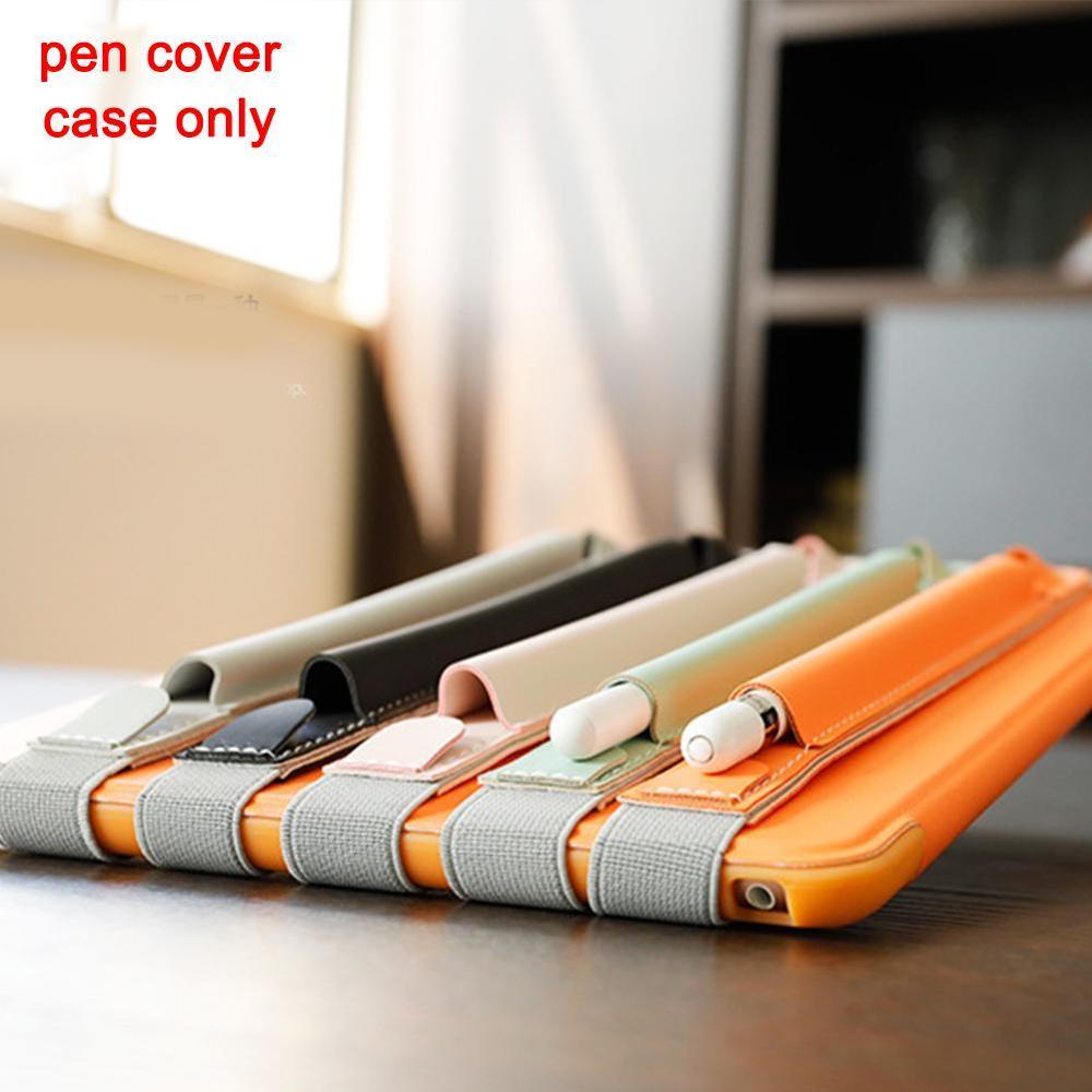 Étui en cuir pour stylet apple pencil 1/2, ipad pro, stylet tactile, housse de protection, étui externe portable  a1 u 6