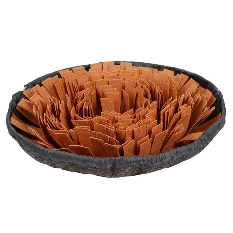 Lovely Pet Felt Cloth Leak Food Anti Choking Bowl Mat Dogs Cats Snuffle Bowl Mat Costing Energy Slowing Feeding Intelligence Mat: C