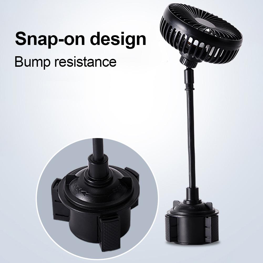 Car Cooling Fan Automobile Vehicle Fan Snap-in USB Powered 3-Speed Fan Portable Electric Fan Air Circulation Fan&High Airflow