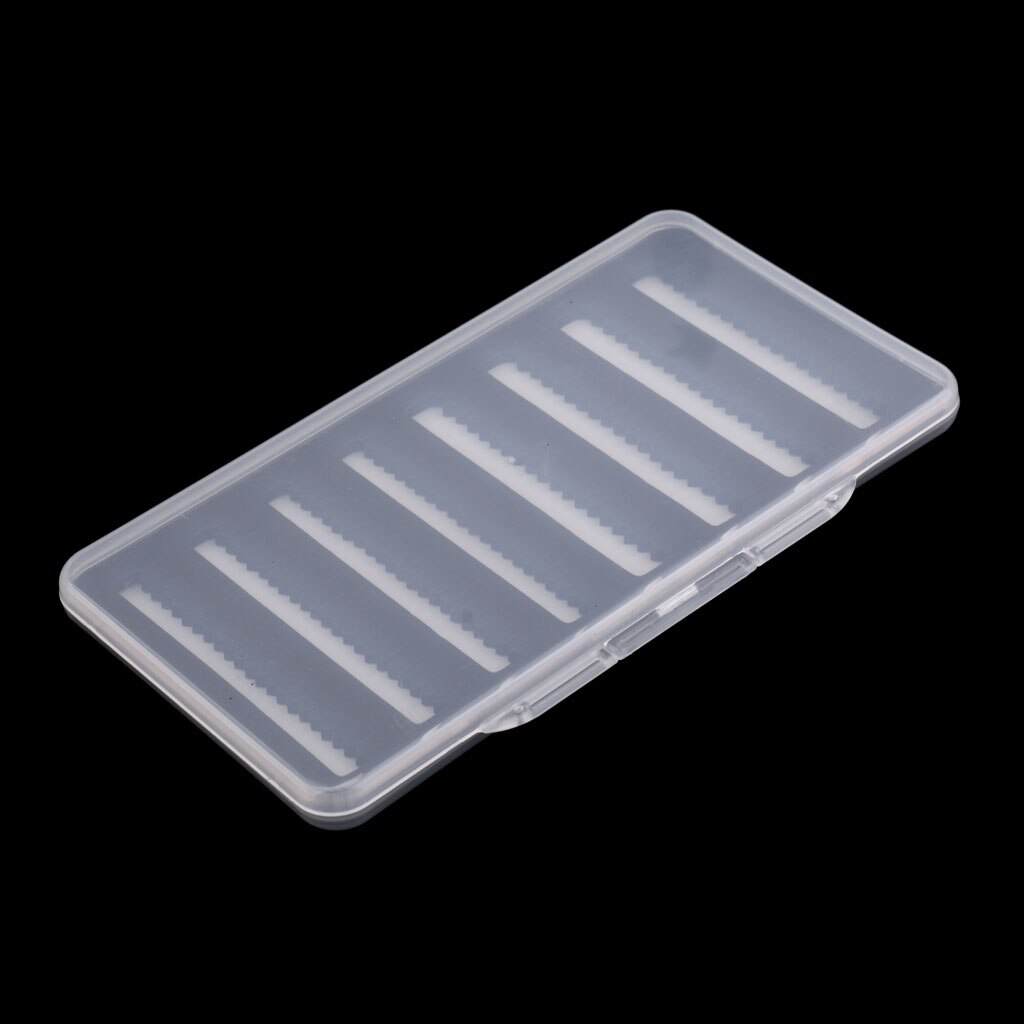 Waterproof Fly Fishing Box Super Slim Fly Box Slit Foam Clear Plastic Flies Lures Hooks Storage Fly Fishing Tackle Box