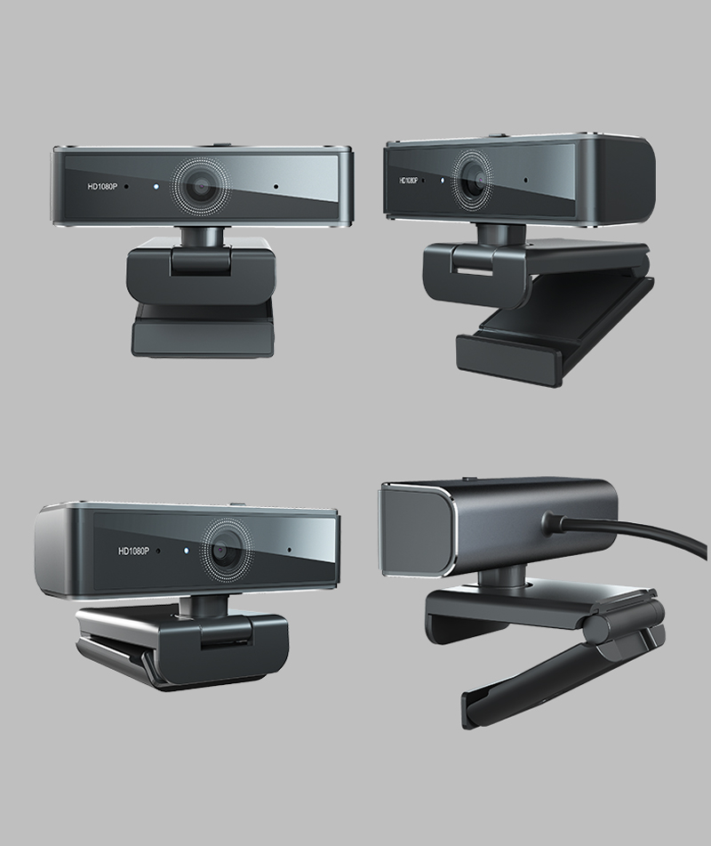 Webcam FHD 1080P con microfono No fisheye grandangolare per Computer portatile Desktop Web Camera USB Plug and Play Skype compatibile