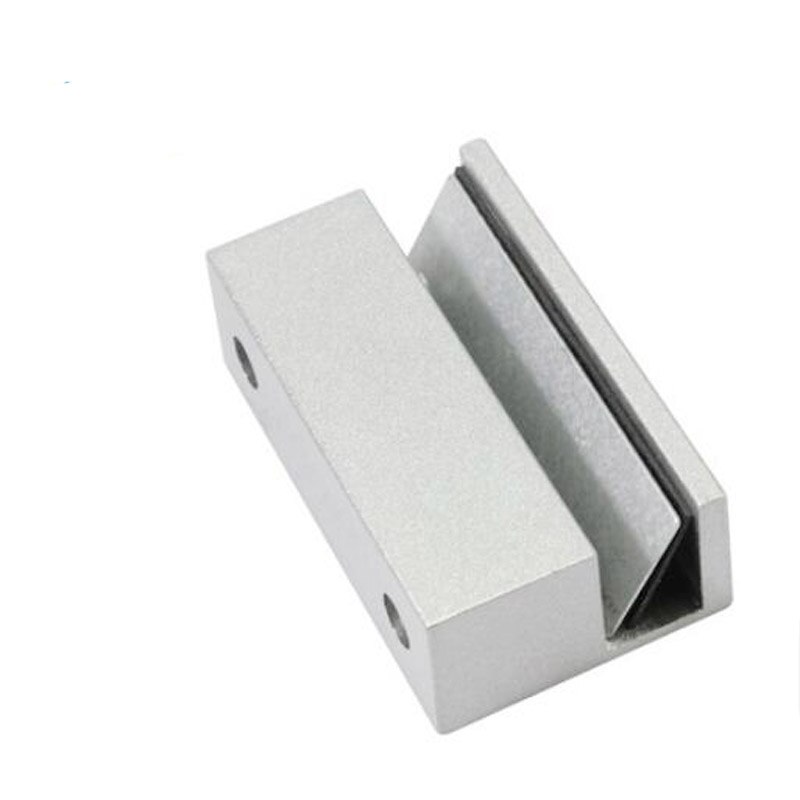 Lucking Door Glass Door Clamp U Bracket for Electric Bolt Lock door Access Control System Clamp Bracket For Frameless Glass