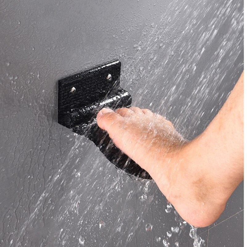 Multipurpose Badkamer Pedaal Douche Muur Gemonteerde Anti-Slip Aluminium Veiligheid F3MB
