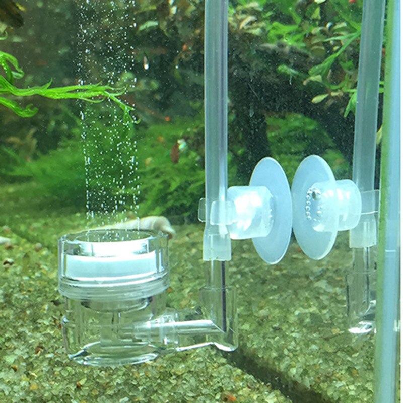 Kooldioxide Raffinaderij 3 in 1 Verfijning CO2 Waskolf Acryl Anti-diffusie Verstuiver Acryl Raffinaderij Air voor Aquarium Verstuiver