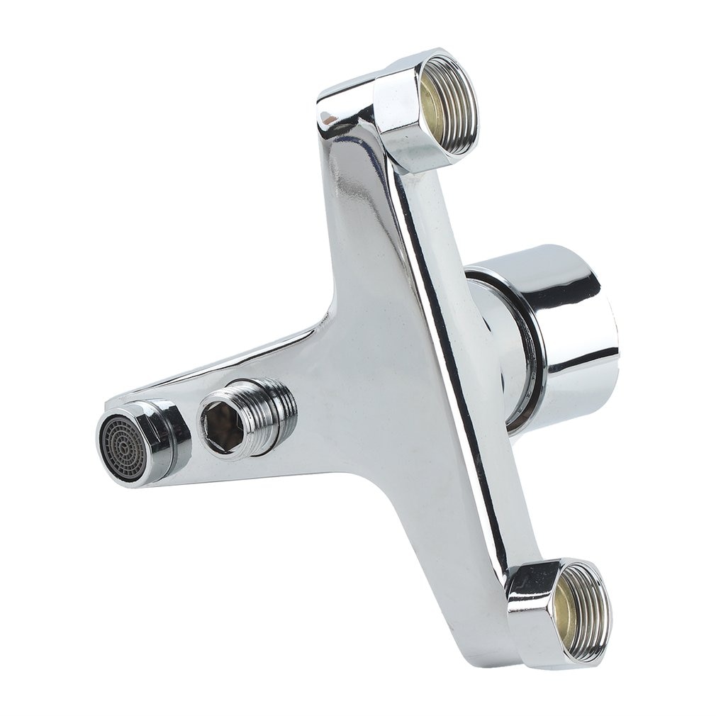 Dusche Wasserhahn Badewanne Dusche Wasserhahn verdreifachen Heiße Kalte Dusche Wasserhahn Zauberstab-montiert Badewanne Wasserhahn Wasserhahn für Schlecht