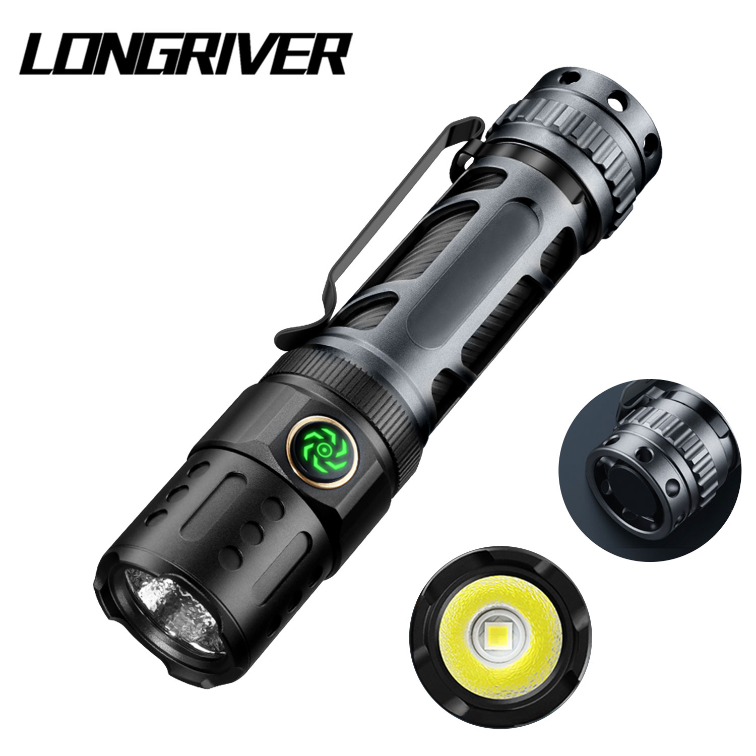LONGRIVER BLF301 Taschenlampen Wiederaufladbar 2 Grandado LONGRIVER BLF301 Taschenlampen Wiederaufladbar 2 Grandado