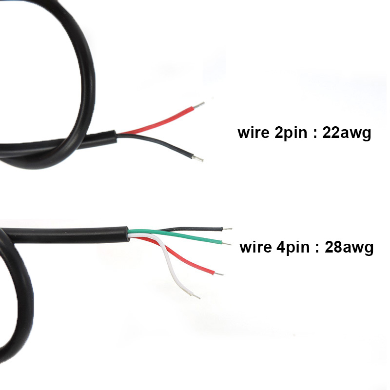 0.25M Draad 2 4 Pins Kern Usb 2.0 Type C Mannelijke Vrouwelijke Kabel Haakse Stekker Verlengstuk Diy Reparatie Data Opladen 25Cm U