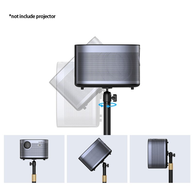 066A Projector Stand Houders Met 360 ° Draaibare Kop Verstelbare Hoogte Compatibel With1/4 "Schroef Gaten Projector Camera