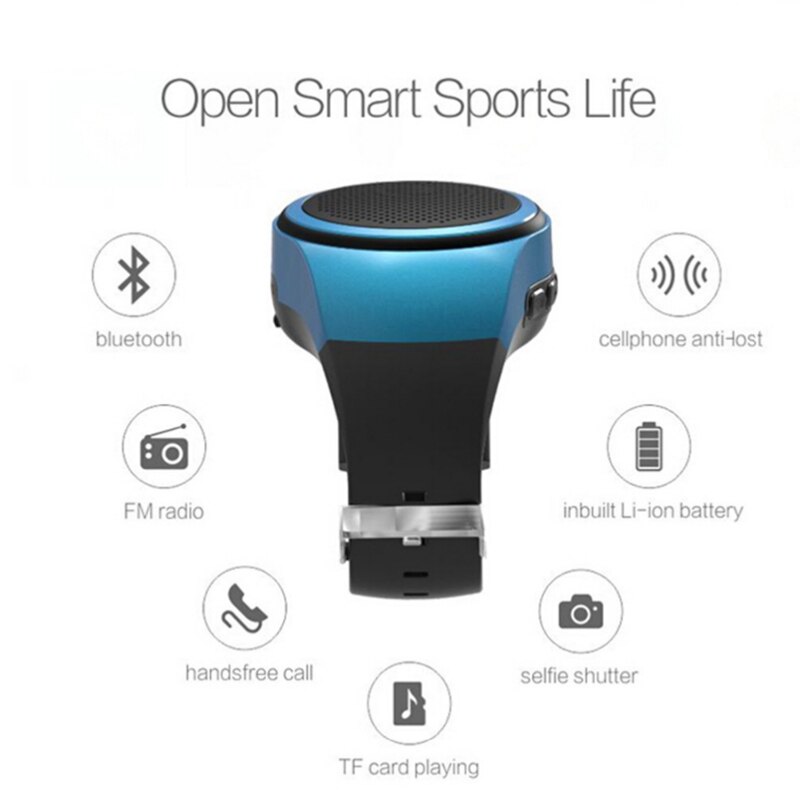 Ubit B20 Bluetooth Sports Music Watch Portable Mini Watch Bluetooth 2.1+EDR Sport Speaker TF Card FM Audio Radio Speakers mp3