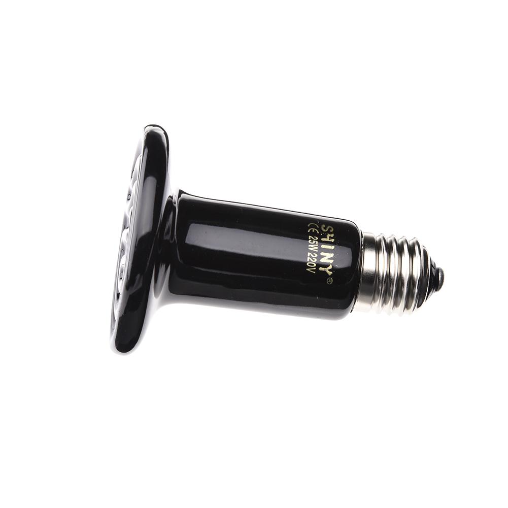 Lámpara de calefacción de cerámica infrarroja para reptiles y mascotas, lámpara de calor para mascotas, lámpara de calefacción de aislamiento cerámico, Bombilla de calor de 25/50/75/100W 220V