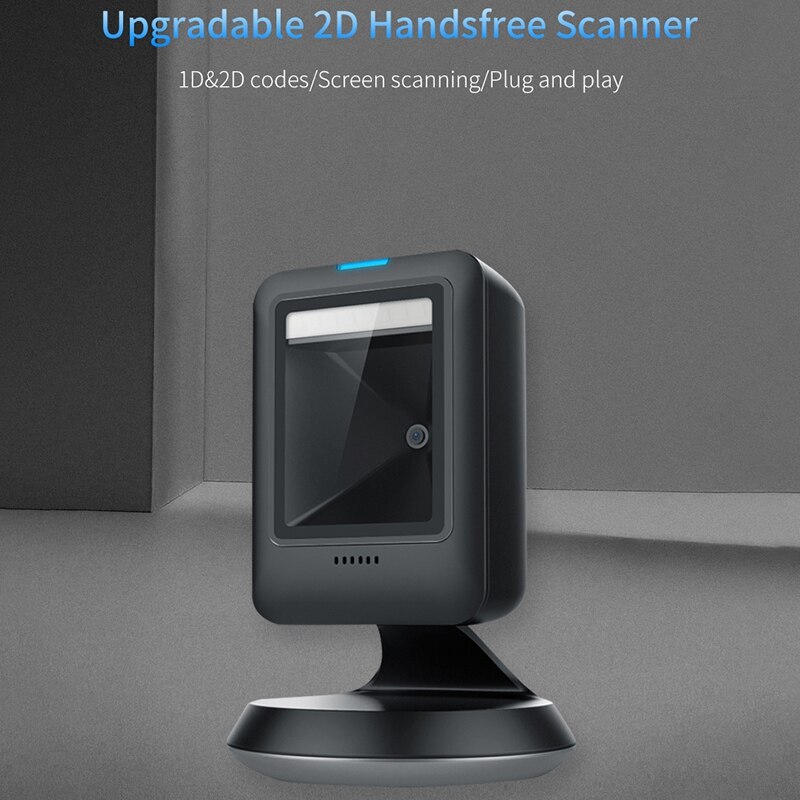 MP6300 Handsfree Barcode Scanner 1D 2D QR PDF417 for Supermarket Store IOT USB Interface