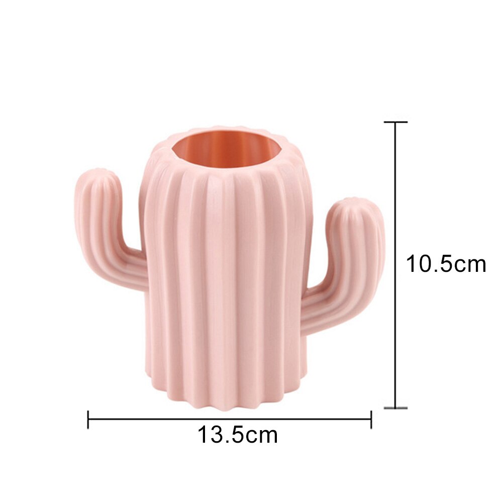 Домашний декор Plastic Cactus Shaped Vase Dried Flower Pot Holder Home Office Desktop Decor цветы в горшках декор