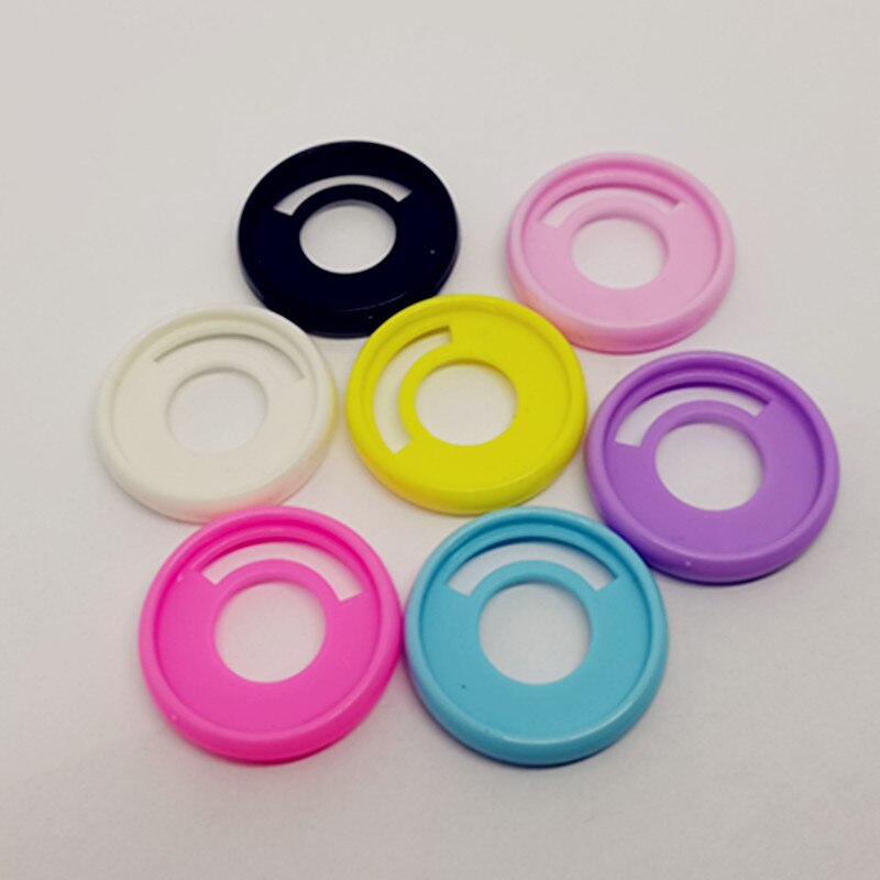Anneau de reliure en plastique multifonction, 20 pièces, 28mm, trou rond, peut transporter un disque de reliure pour stylo, fournitures de reliure pour ordinateur portable à feuilles mobiles: mixed color2