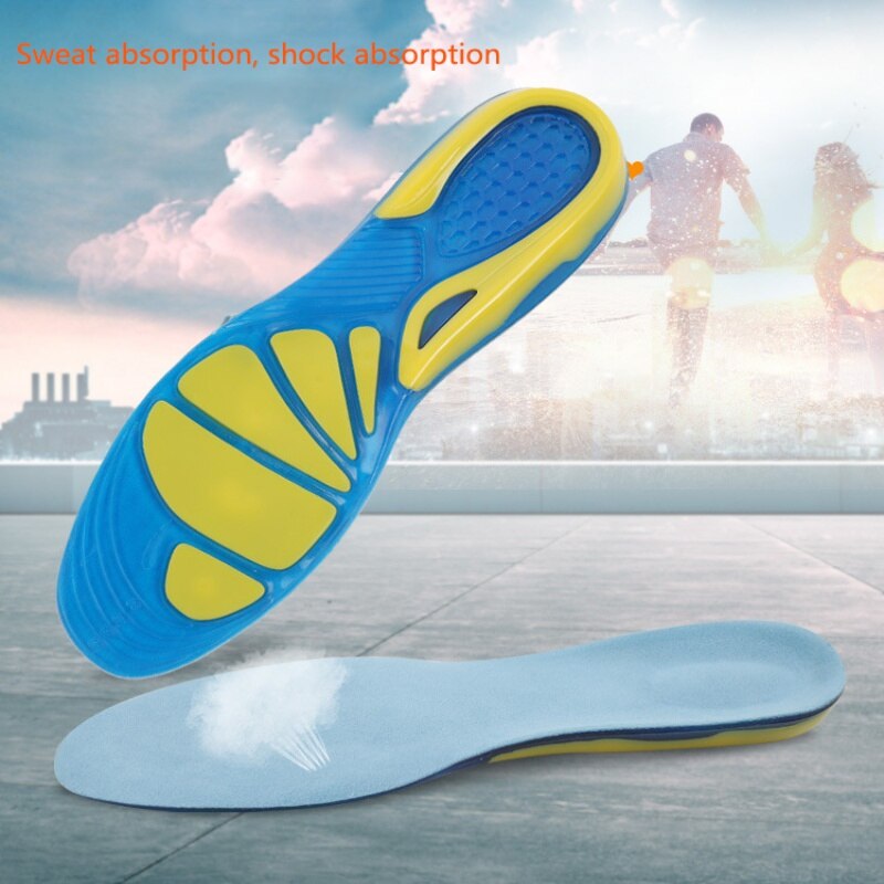 Silicon Gel Inlegzolen Voetverzorging voor Plantaire Fasciitis Hielspoor Running Sport Inlegzolen Schokabsorptie Pads arch orthopedische binnenzool