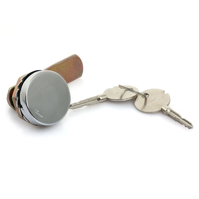 Cerradura de puerta de , útil cerradura de leva estable, candado para puerta de seguridad, gabinete, buzón, cajón, armario, camlock, 16mm + 2 llaves