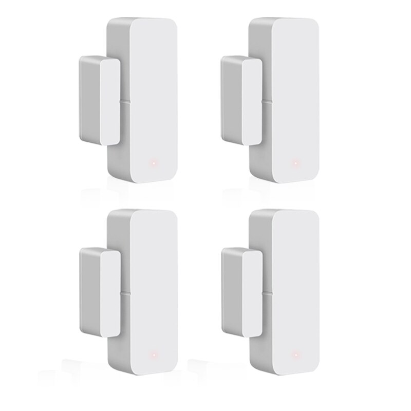 Tuya Smart Life Smart WI-FI Door Window Magnetic Sensor For Alexa / Google Home: 4PCS