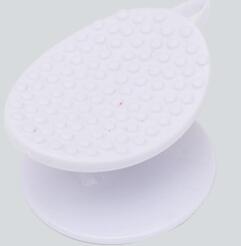 1pc gulerods yam kartoffelbørste ingefærskræller rengøringsbørste plastskraber frugt grøntsagsbørster let rengøring køkken  ok 0818: Hvid