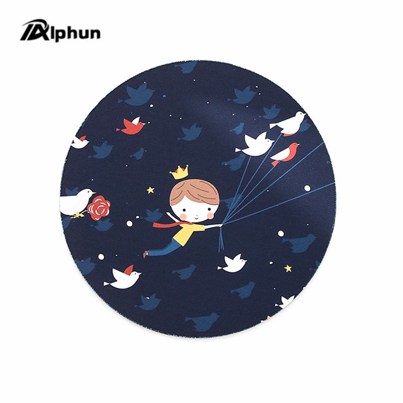 Gaming Mouse Pads Beautiful Romantic Computer Mouse Padding Mat Ultra Soft Natural Rubber Planet Series Mice Pad Round