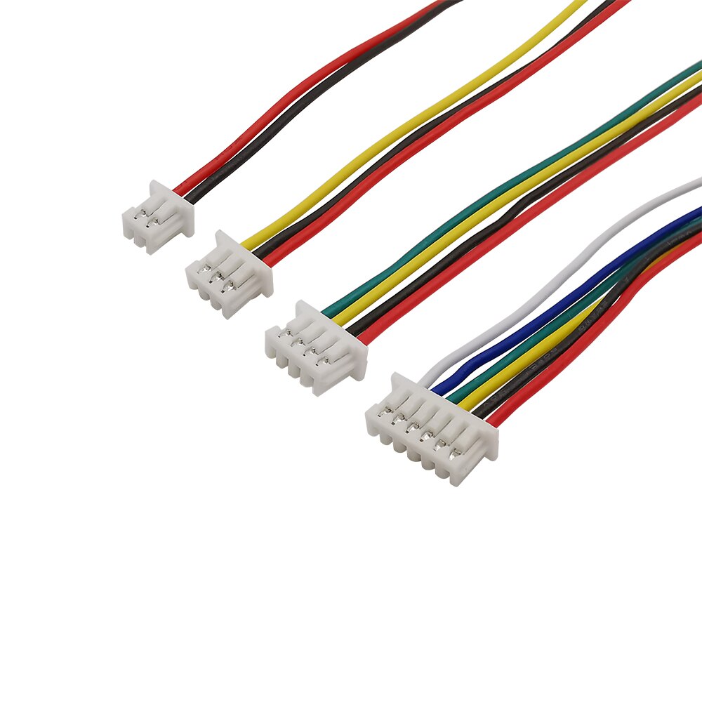 5/10/20 Pcs JST 1.25mm 1.25 Female Plug Wire Cable Connectors Double Head JST Pitch 1.25 2 Pin 3 Pin 4 Pin 5 Pin 6 Pin