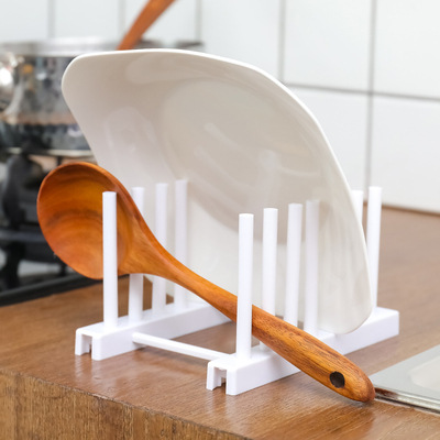 Support de rangement pour assiettes et cuillères T1, étagère de cuisine, accessoires de maison: BLANC