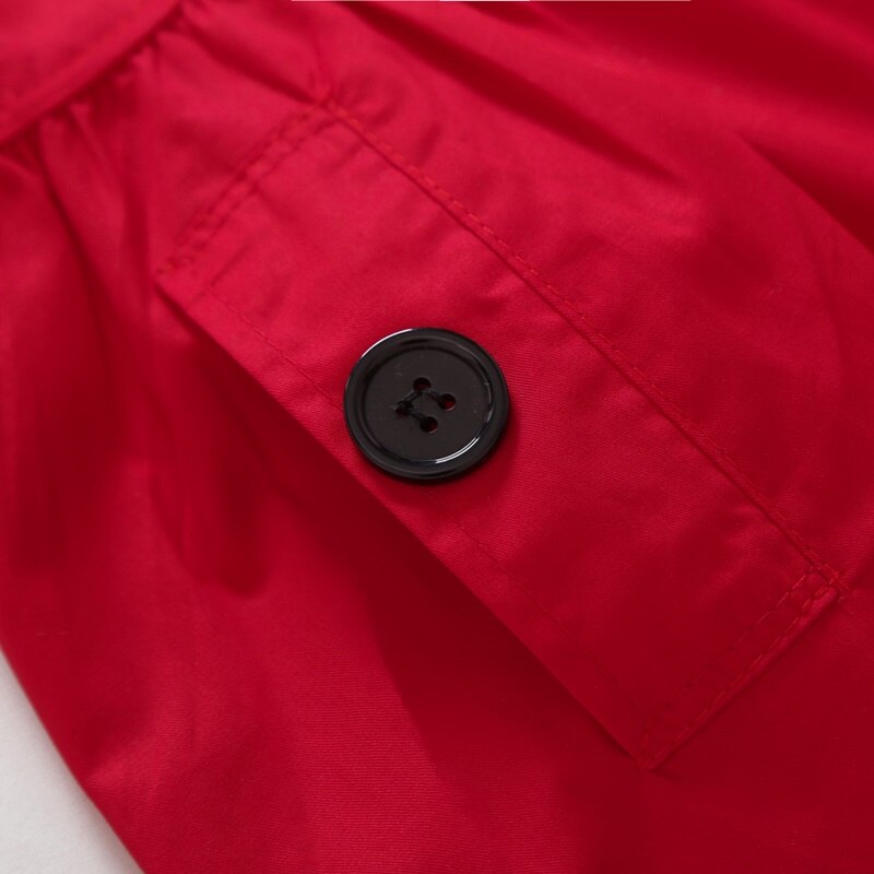 Kinderen Baby Meisjes Winter Windjack Jas Peuter Uniform Lange Mouw Knop Hooded Kinderen Meisje Jassen Bovenkleding