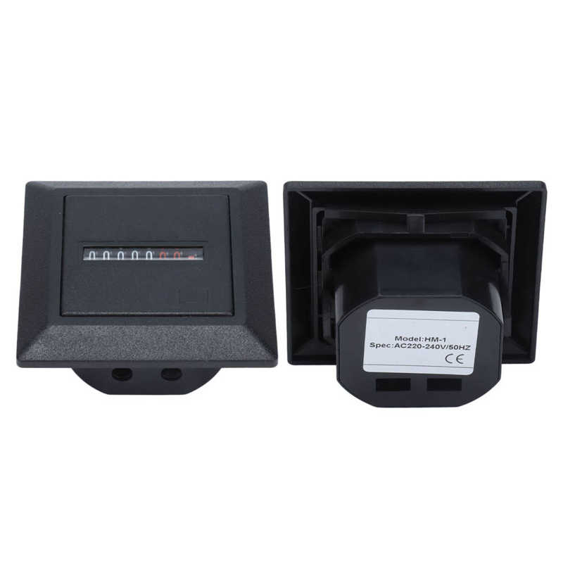 Digital Timer High Accurate Timer Novel Structure Simple Operation Lightweight Portable Hour Meter AC220‑240V