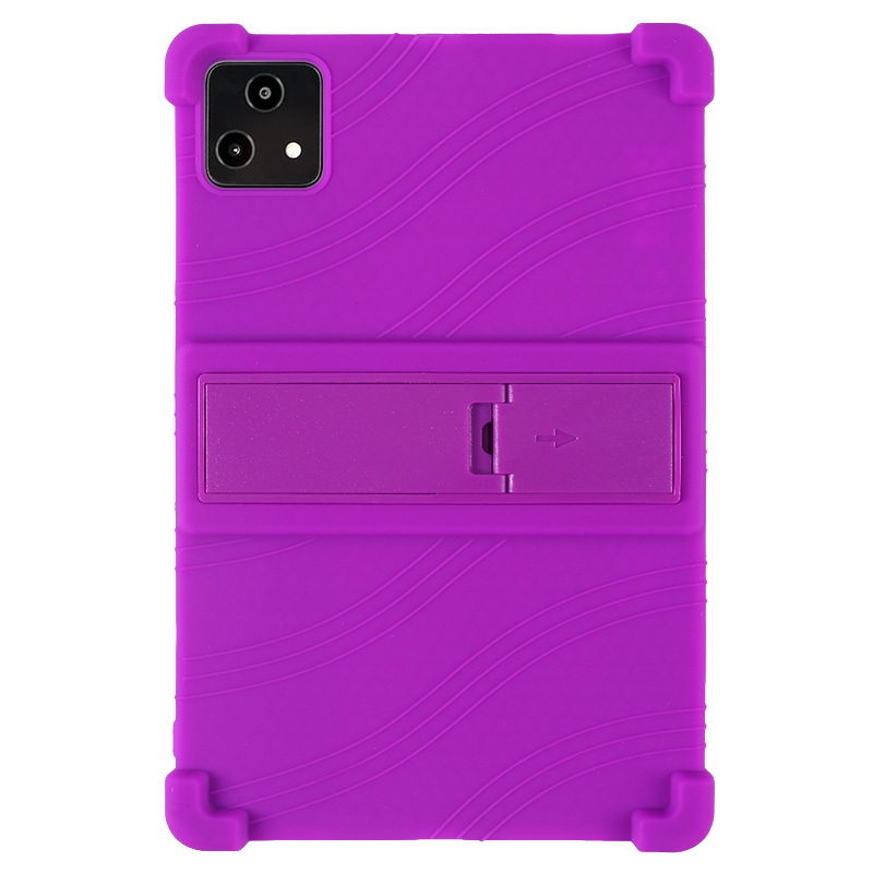 For T-Mobile REVVL TAB 5G Case 10.36Inch resistant silicone protective case Adjustable stand Children's tablet full edge so: PURPLE