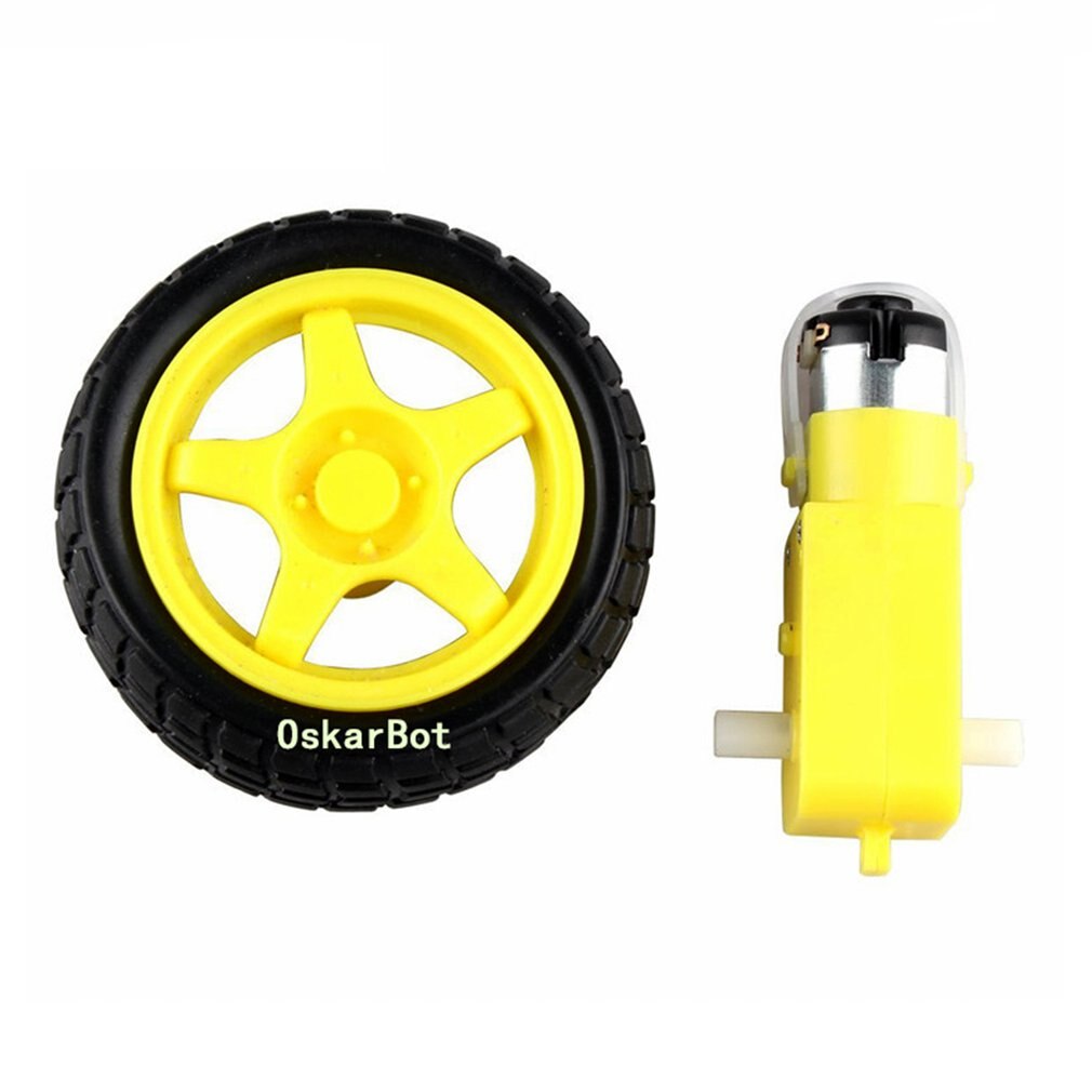 TT Motor Smart Car Robot Gear Motor supporting wheels a / smart car chassis motor / robot car wheels: Motor Wheel