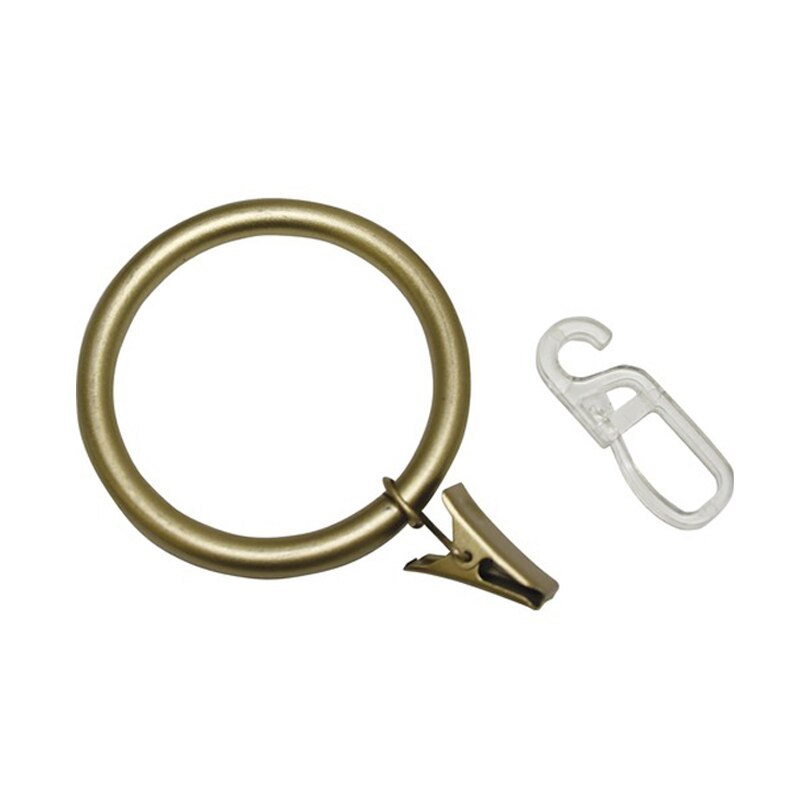 Anillos de hierro con Clip y gancho, para decoración de ventanas, D50mm, 20 Uds.