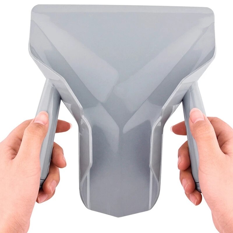 Plastic Chip Scoop French Fries Shovel Loader Chip Packaging Shovel Funnel Popcorn Fast Food Cinema Fries Tool