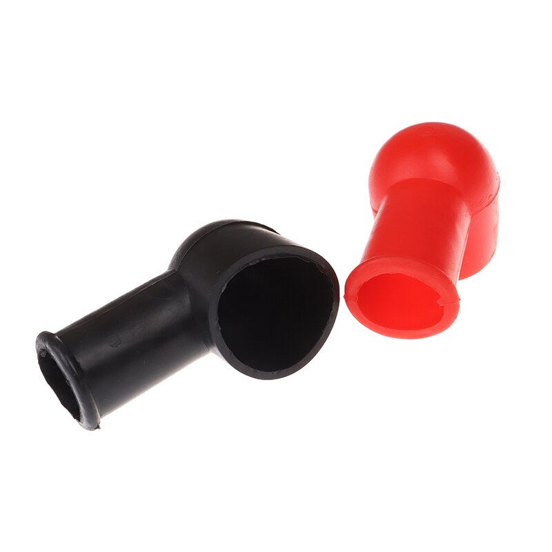 2 pces motocicletas carro bateria negativo positivo terminal capa boot protetor de isolamento substituição baterias accessorie