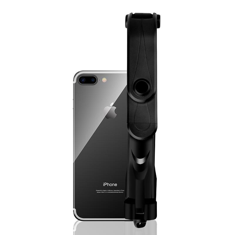Xt10 Selfie Stick pilot teleskopowy pręt ambona uchwyt na żywo telefon komórkowy statyw Selfie Stick dla iPhone X 8 7 6s plus: czarny