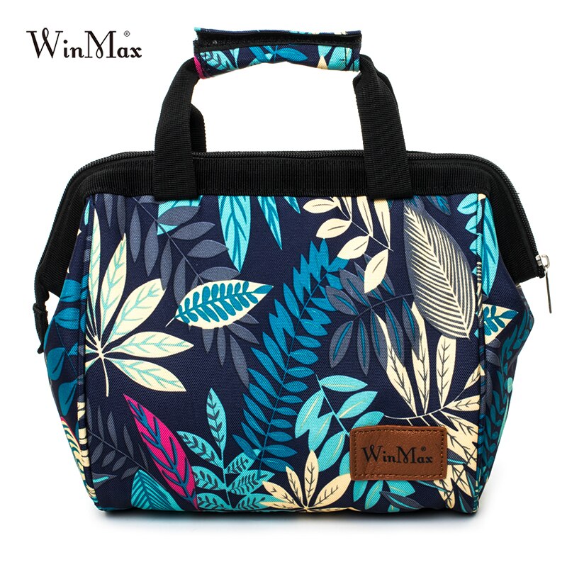 Winmax Geïsoleerde Lunch Tas Thermische Tote Handtas Flamingo Print Opbergzakken Koeler Picknick Voedsel Lunchbox Tas Voor Kinderen vrouwen: XWI5-015