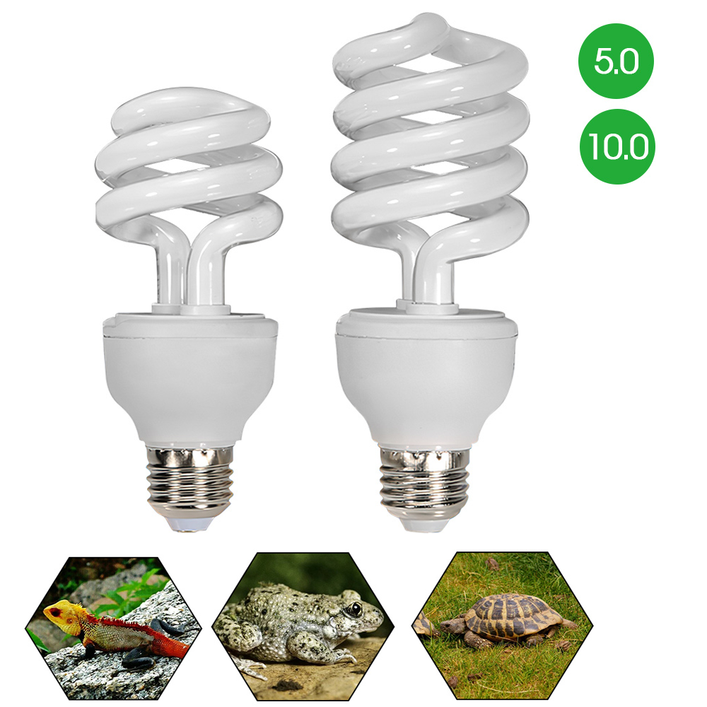 UVB Reptile Light Bulb Habitat Lighting 13W Reptile Lamp For Turtle Lizard Snake Lguana Heating Calcium Lamps 220-240V